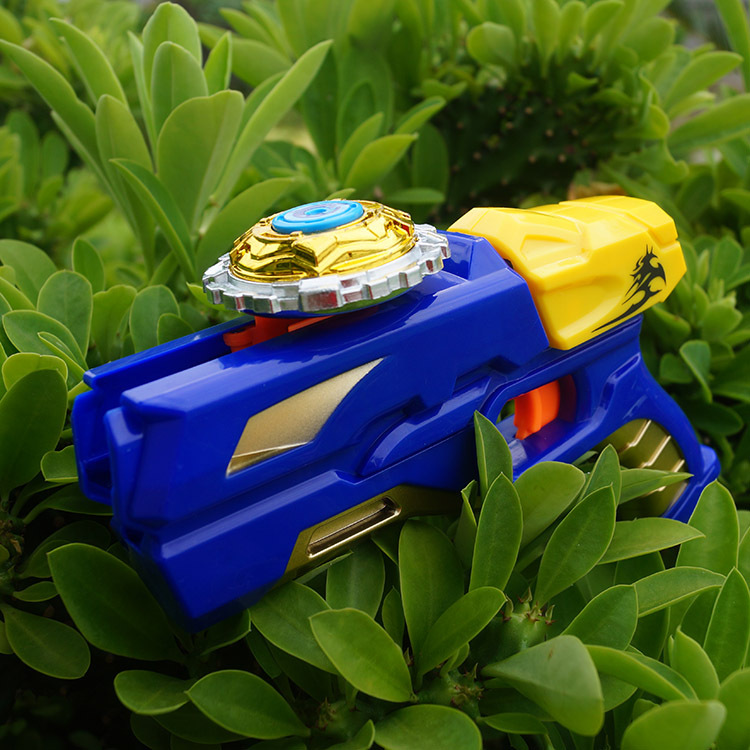 厂家批发新款爆裂陀螺儿童玩具爆旋对战陀螺手柄竞技组合合金套装