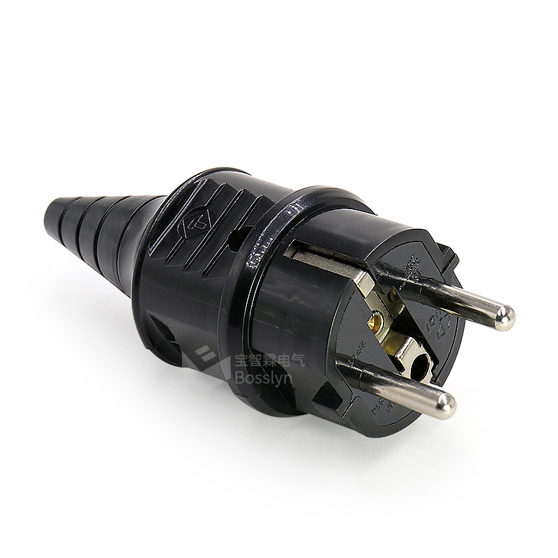 供应法式防水插头hd-002p法国接线插头 发电机电器设备连接器