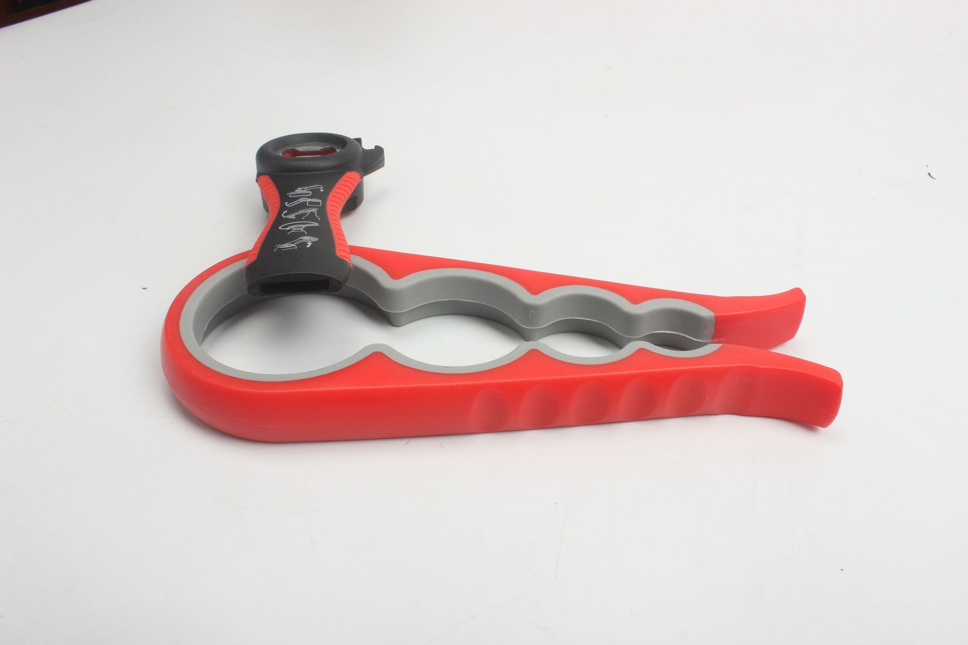 直销多功能瓶盖塑料开瓶器 创意罐头拧盖器两件套 开盖器开罐器