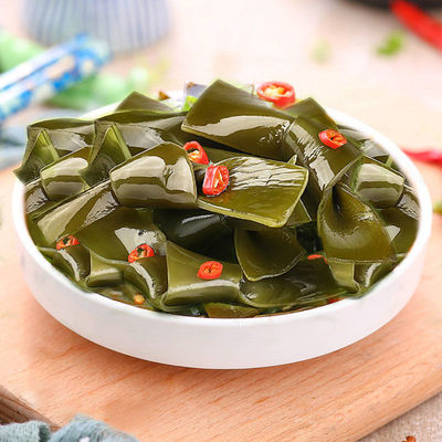 网红香辣海带结开袋即食麻辣海带丝休闲零食大礼包下饭菜小吃批发