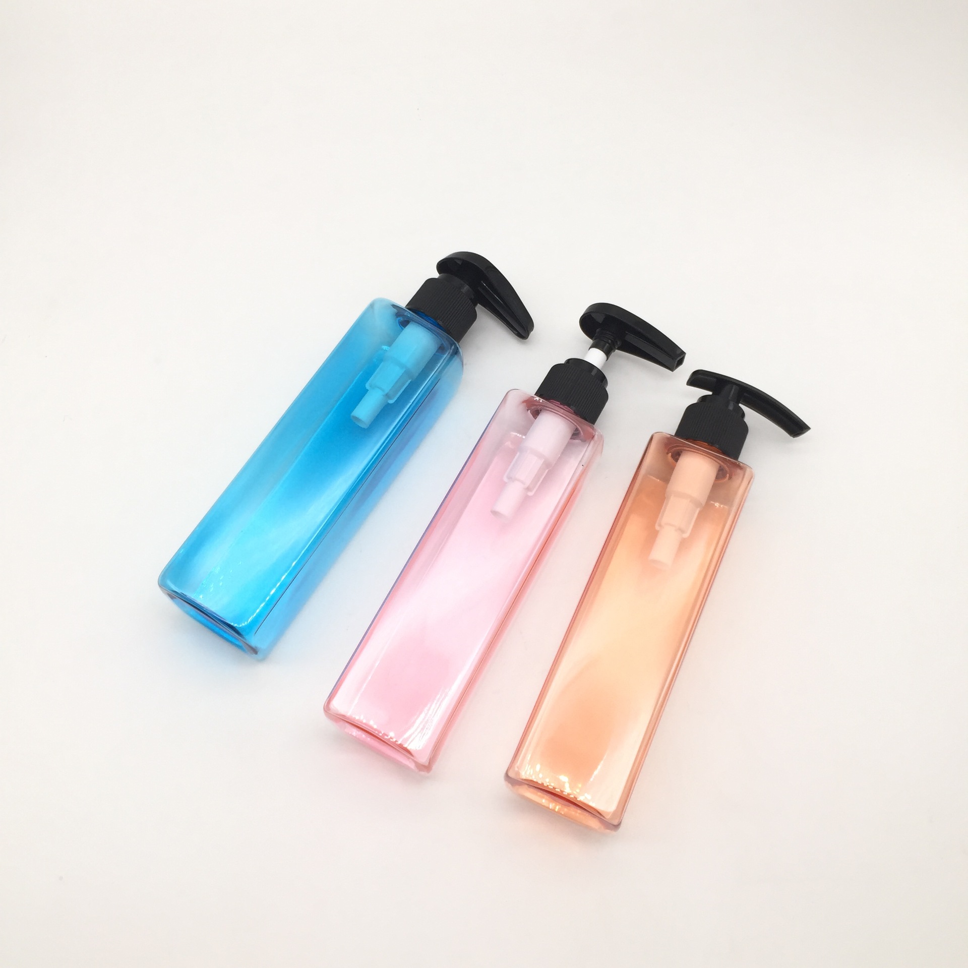 【厂家直销】爆款二代牙膏瓶按压式200ml化妆品瓶沐浴露瓶四方瓶