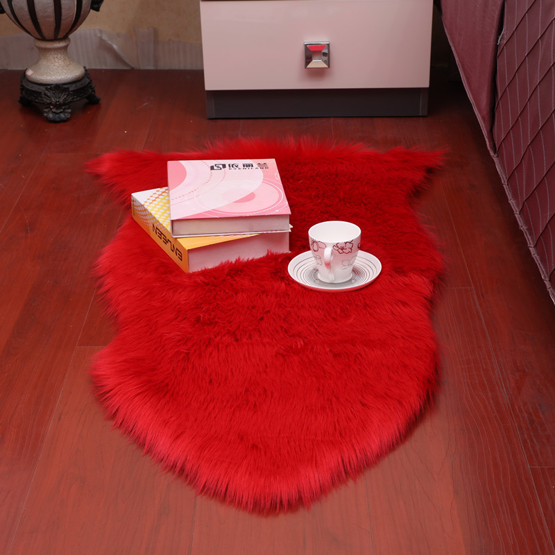 Wholesale Australian Wool-like Carpet Floor Mat Whole Sheepskin Sofa Plush Living Room Bedroom Bedside Coffee Table