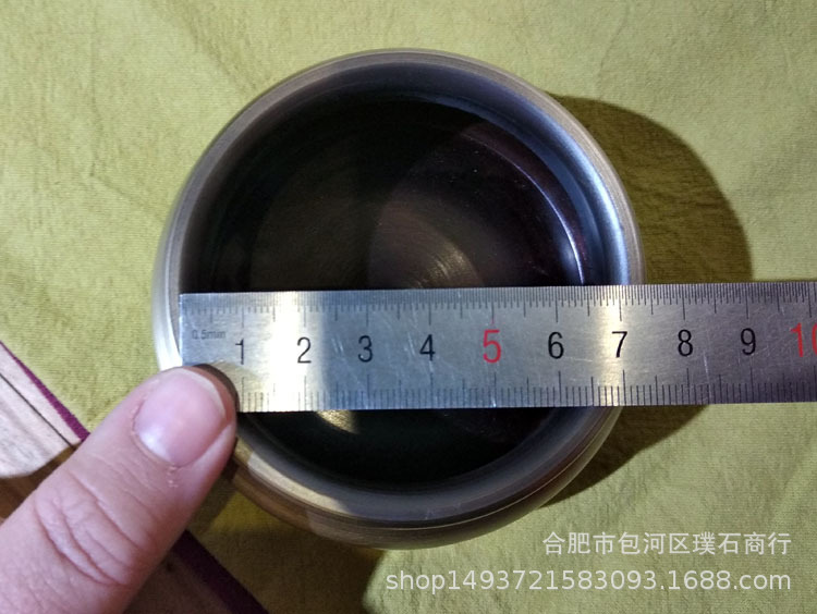 仿古中号三足供奉炉 净口径7厘米 高5厘米