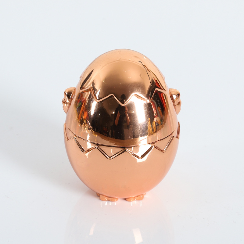 厂家批发电镀烤漆金属蛋形家居装饰礼品摆件创意金属工艺礼品定制