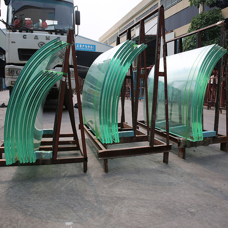 厂家定制弯钢化玻璃 观光电梯玻璃定制 弧形玻璃 专业定制