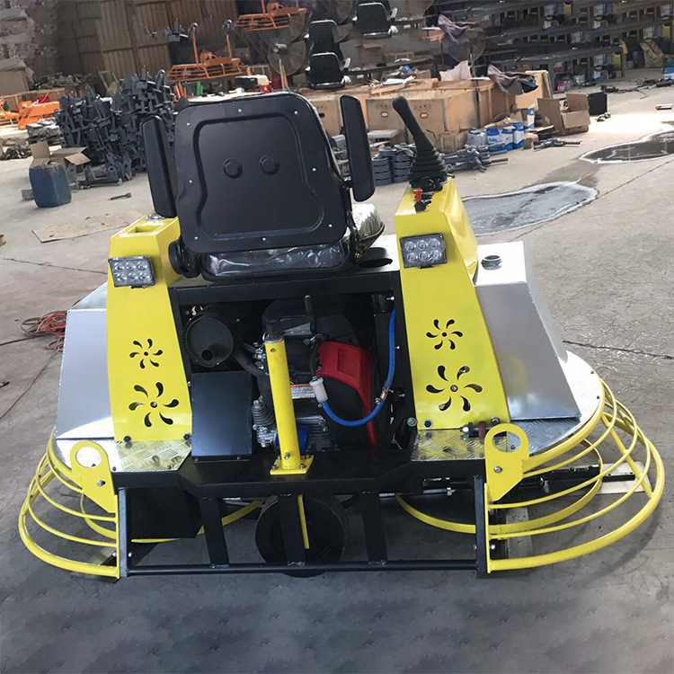 座驾式混凝土抹光机 百一牌两盘地面收光机