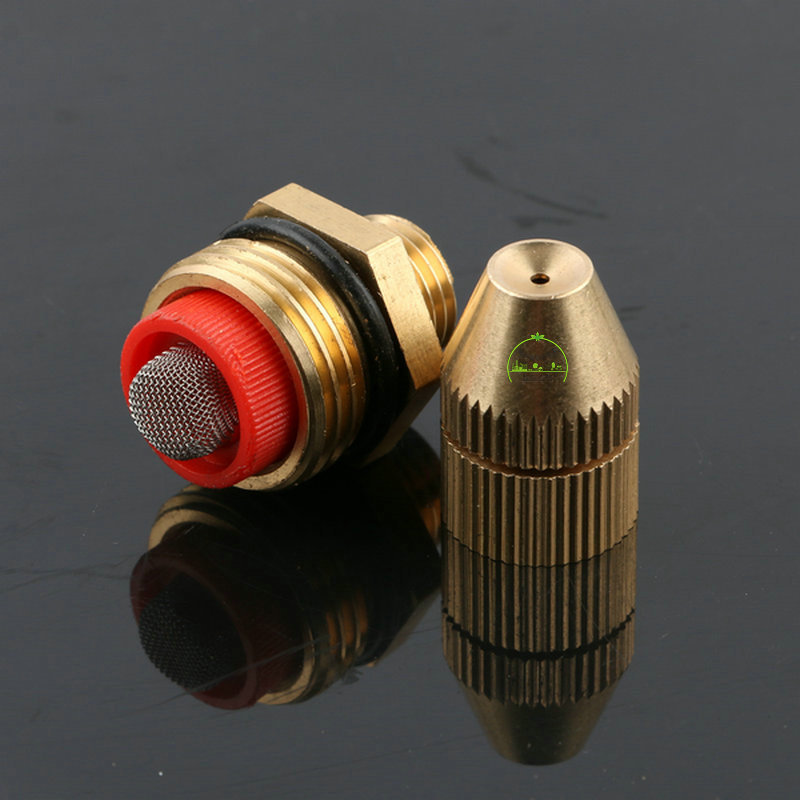 4分外丝黄铜假山喷雾喷头 微雾状幼苗喷头 金属可调降温除尘喷头