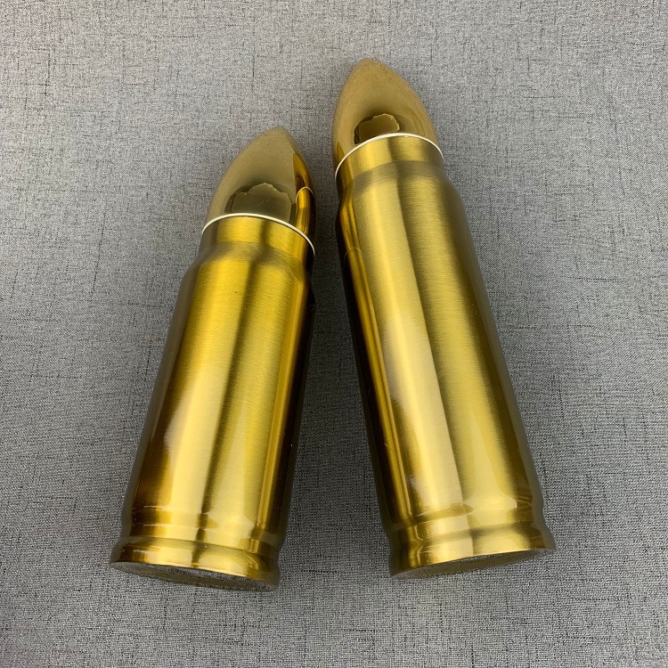 时尚子弹头杯不锈钢真空炮弹杯军旅风男士保温杯水杯礼品杯子批发