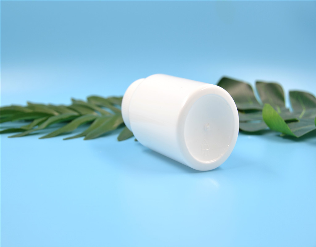 可降解材质200mlpla epa白色防儿童旋盖药罐化妆品罐cr功能