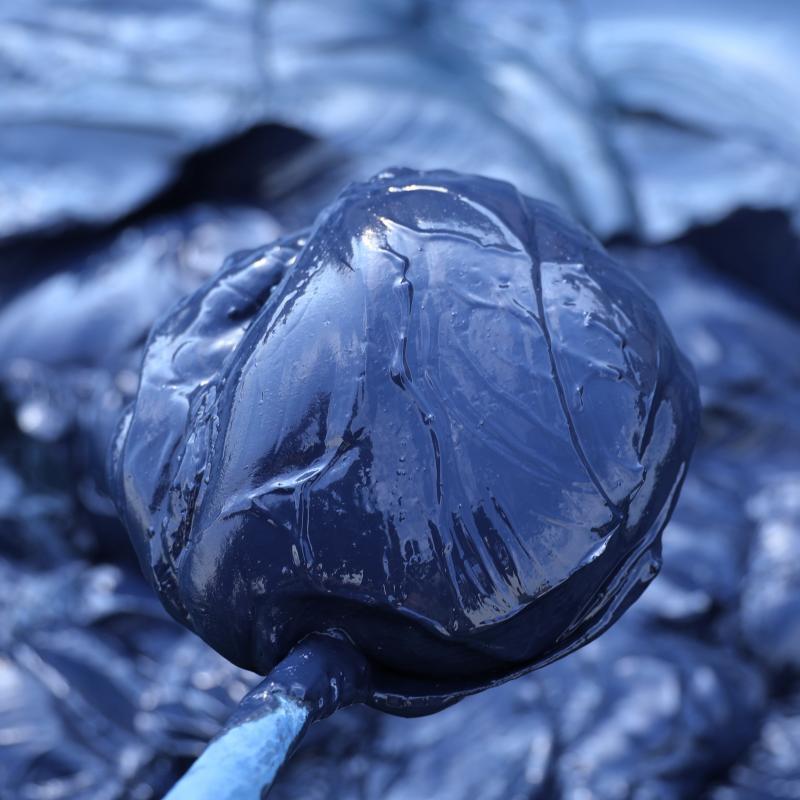 蓝靛膏古法土靛蓝靛泥蓝染原料植物染扎染蜡染原材料