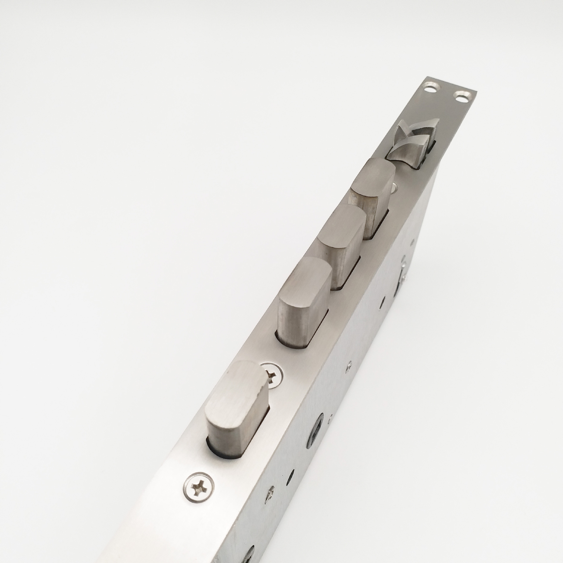 24*240指纹锁全钢锁体 下把手锁体 防盗门6054锁体 厂家批发零售