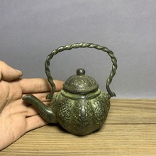 特价仿古纯铜壶摆件水壶茶壶酒壶家居装饰工艺礼品古玩铜器收藏品