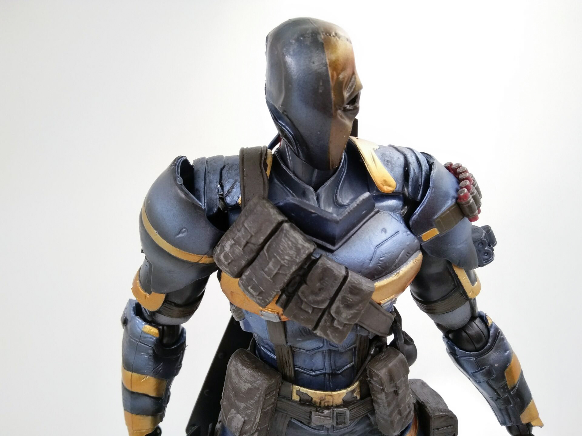 pa改 playarts改 阿克汉姆起源 丧钟 死侍 关节可动盒装手办模型