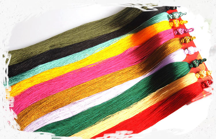 龙结手工绣花线丝线人造丝流苏线冰丝穗子线120d织带厂家批发-阿里巴