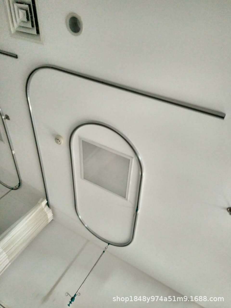 医院诊所o型输液导轨 铝合金医用输液滑道 病房输液天轨厂家批发