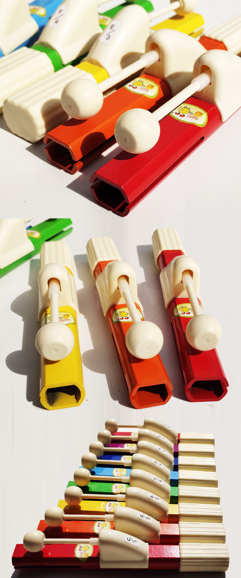 八音甩琴 8音甩钟 摔琴儿童打击乐器奥尔夫音乐教具音乐教具敲琴