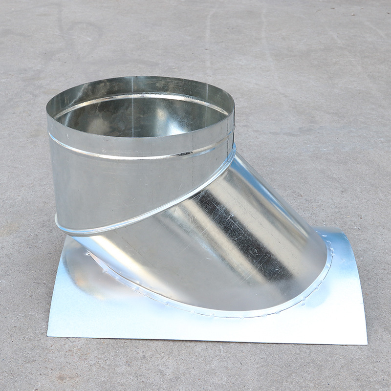 镀锌白铁皮圆形风管马鞍通径定制工厂排烟管道马鞍通径风管接头