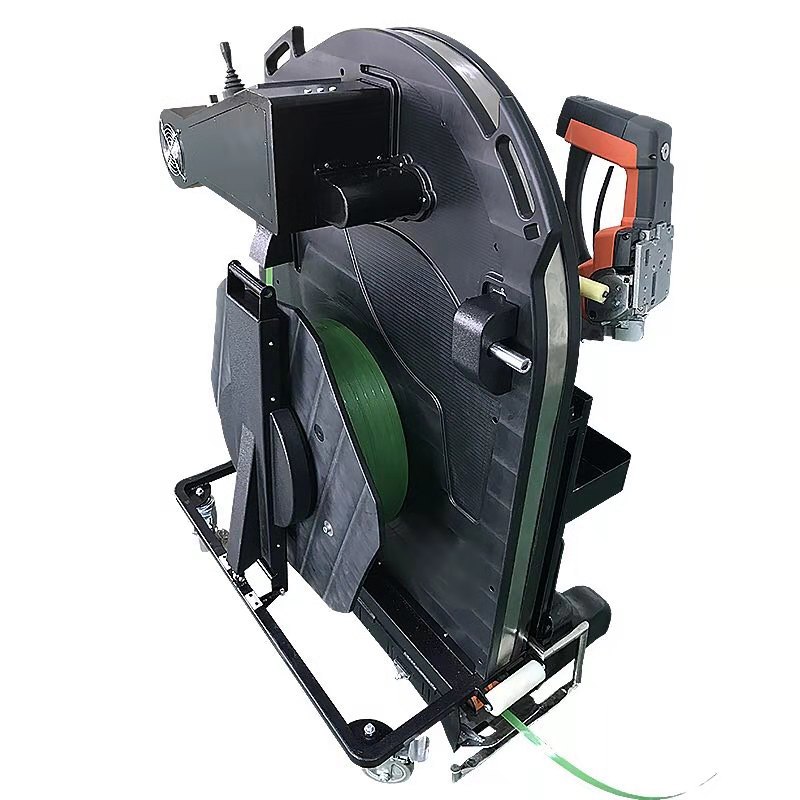 升美卡板托盘穿带机厂家供应现货全自动打包机托盘自动穿带打包机