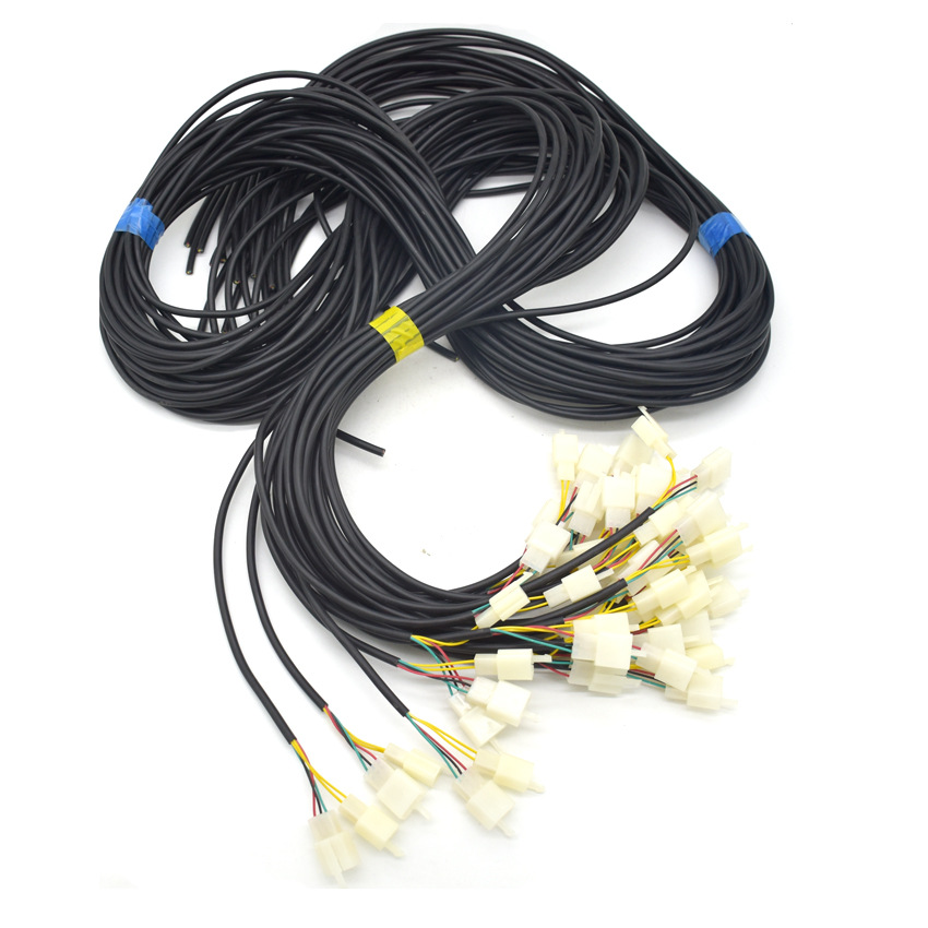 供应电动车调速转把三芯护套线控制器对插线转把线电动车配件