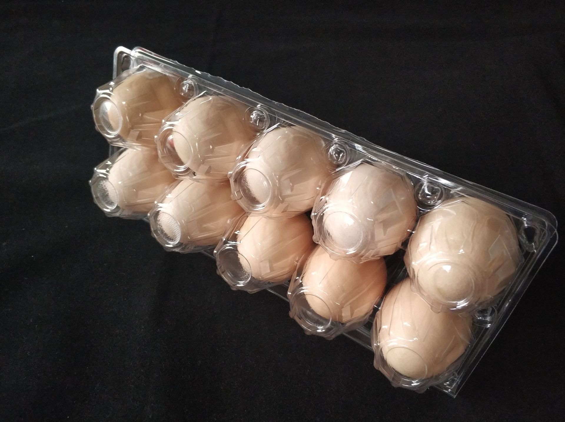 塑料鸡蛋托10枚鸡蛋包装盒大号中号小号透明一次性鸡蛋包装盒蛋托