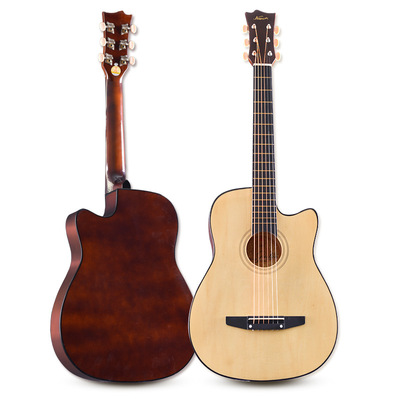 特价红星 红棉 星臣 38寸41寸初学进阶民谣木吉他缺角圆角吉它