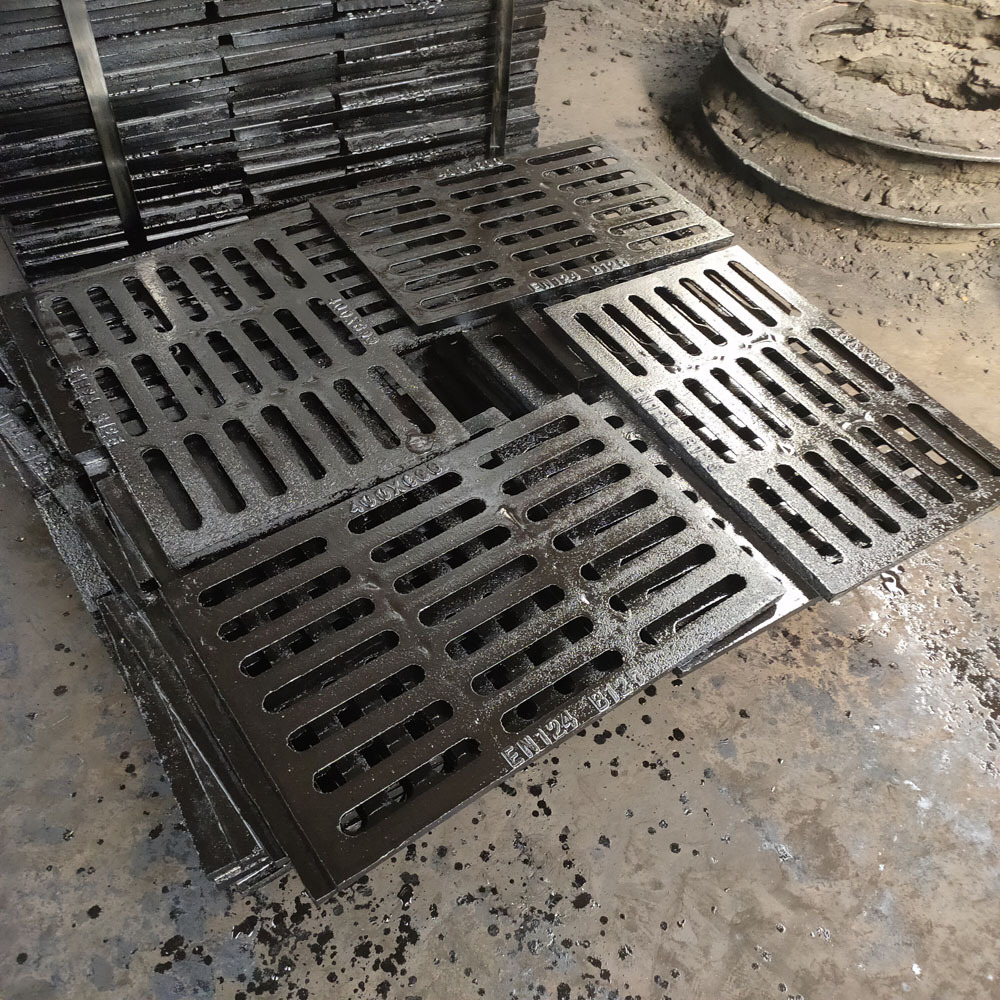 球墨铸铁下水道篦子 重型球墨铸铁沟盖板 400*600*40重型铸铁盖板