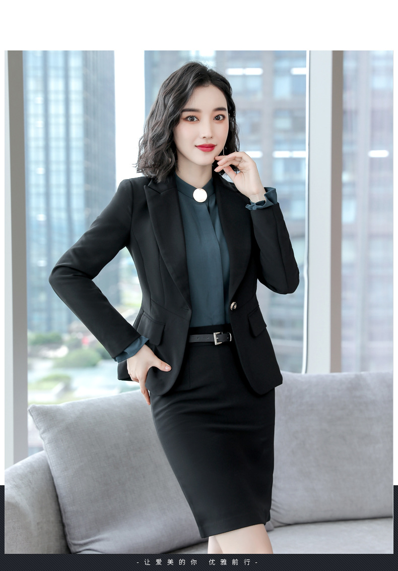 秋冬新款职业装女装套装ol正装西服套裤面试工作服修身西装套装