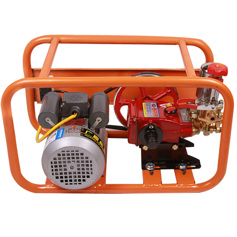 电动高压打药机 遥控交流电机220v框架式电动打药机 喷雾器柱塞泵