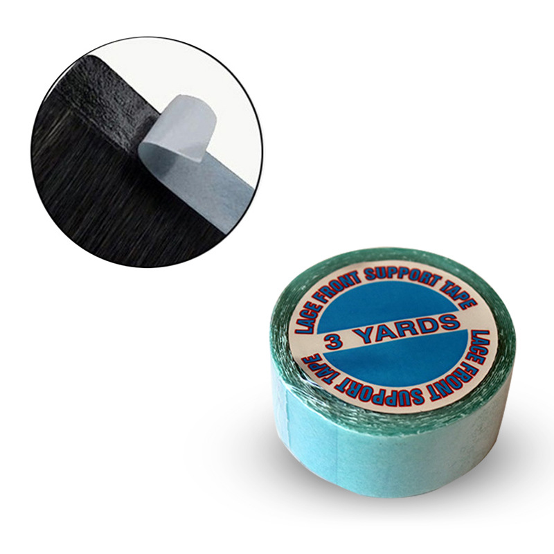 双面胶无痕接发双面胶补发pu发片真人发发片替换胶片2x3m蓝胶