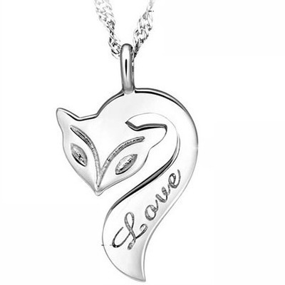 项链264 火狐狸小狐狸吊坠 学生短款项饰 地滩货源千年狐狸吊坠