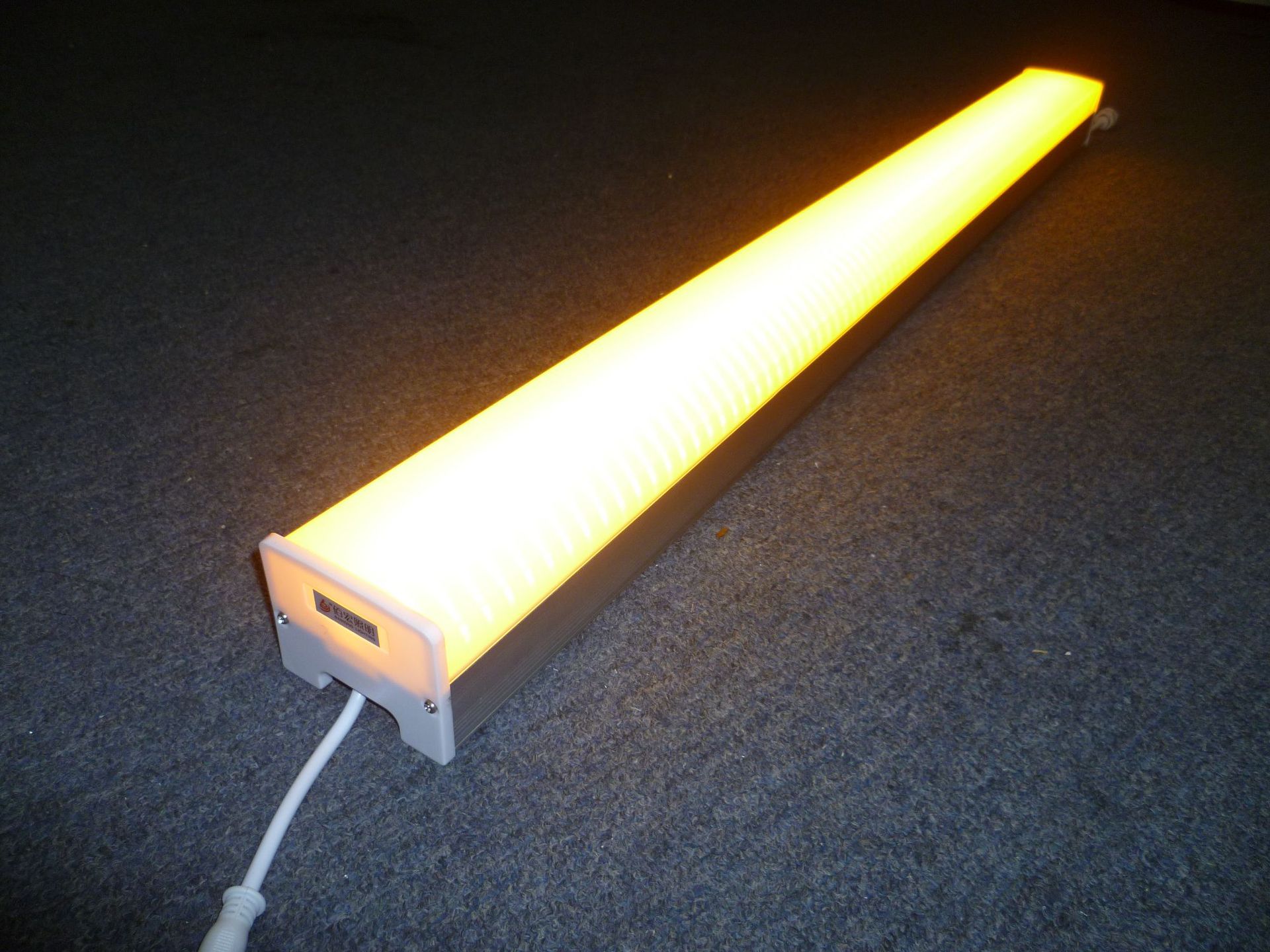 新款led铝材方形轮廓灯护栏管方80mm 6-16段单色七彩内外控数码管