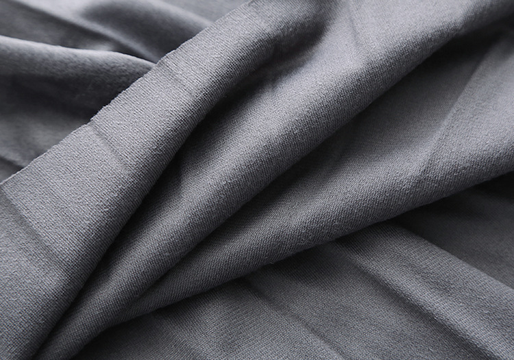 930562设计感法式丝绒半身裙2019秋冬复古高腰光泽感风琴百褶长裙