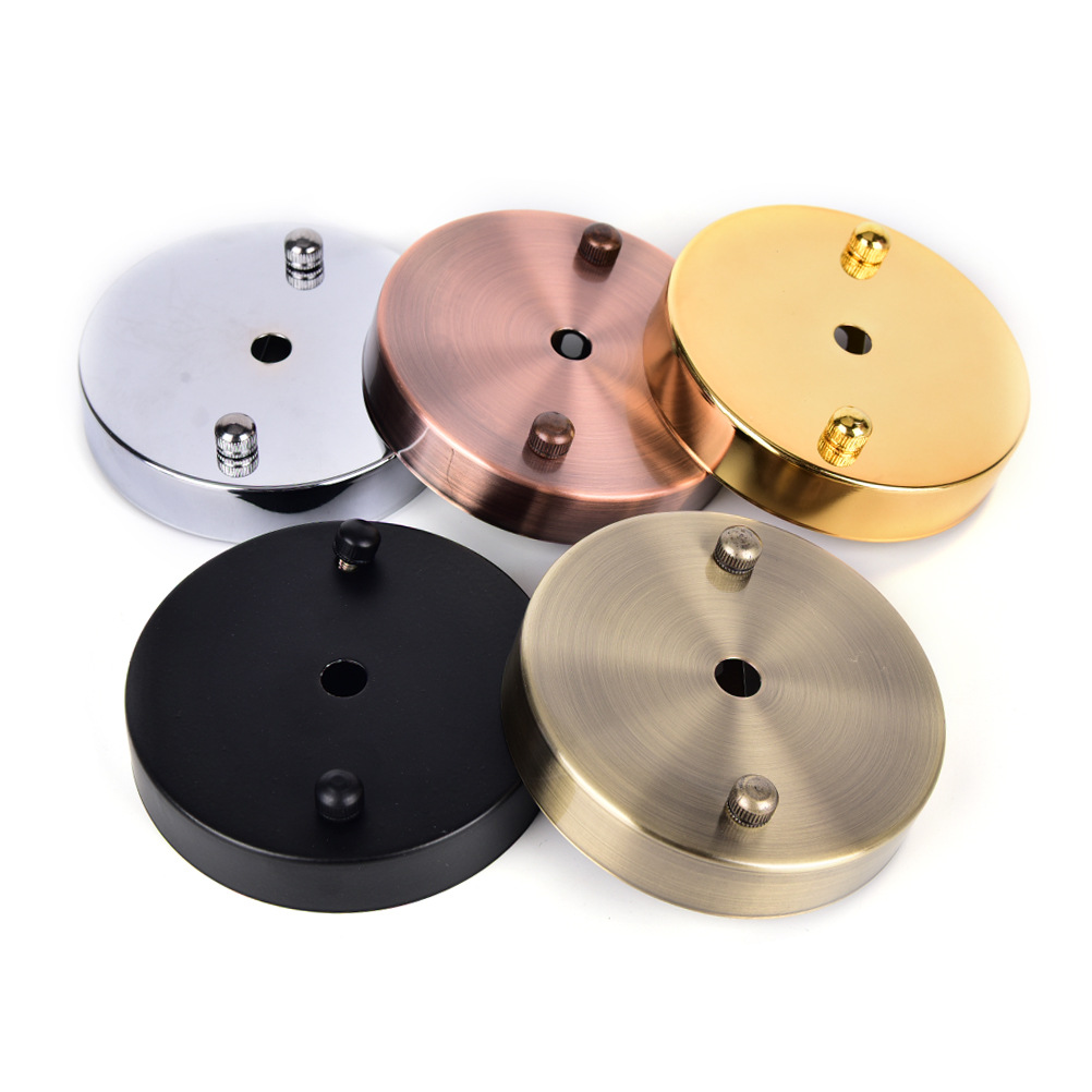 8厚电镀喷漆金属吸顶盘灯饰吸顶配件