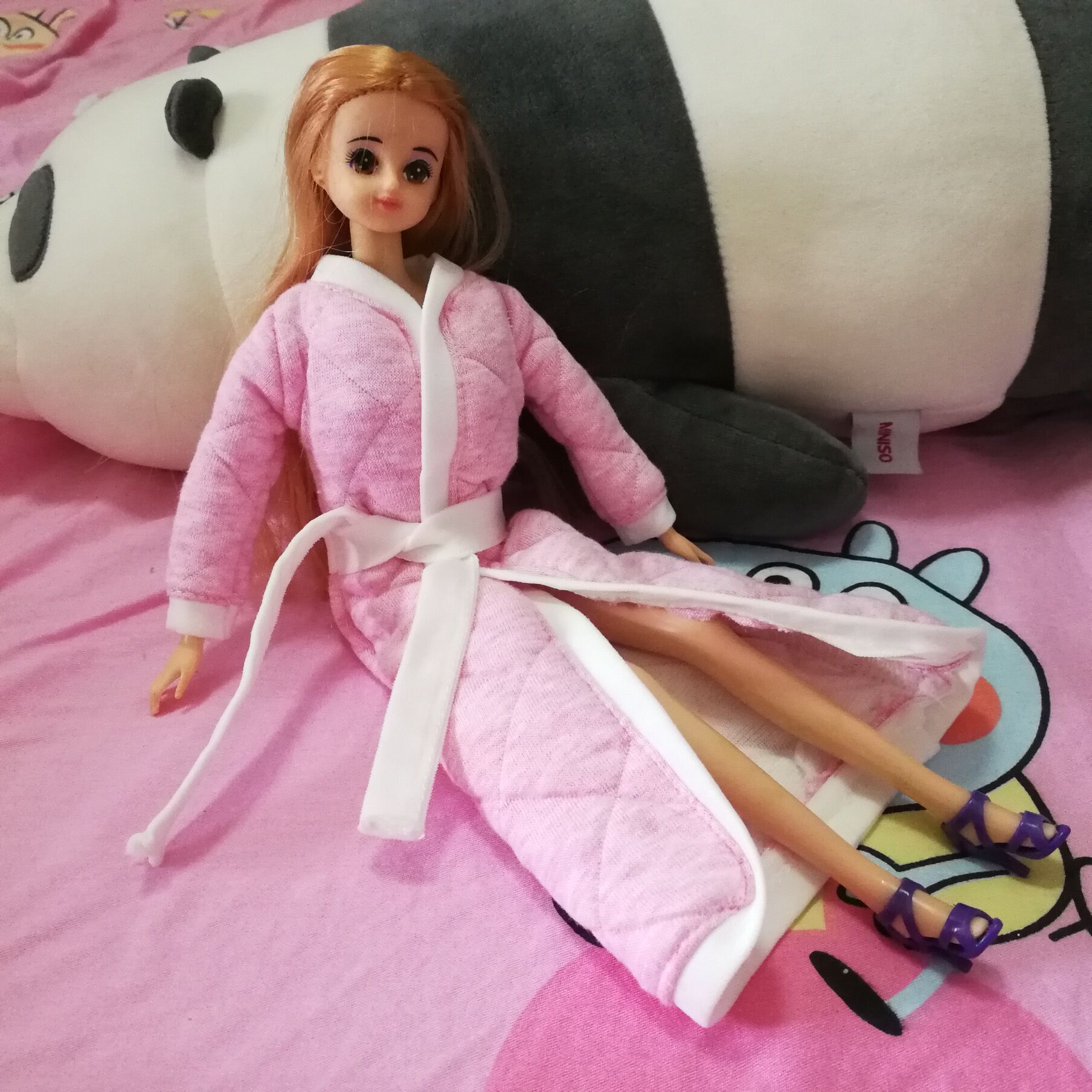 玩具洋娃娃换装衣服睡衣长款心怡babi内衣可爱厚睡袍