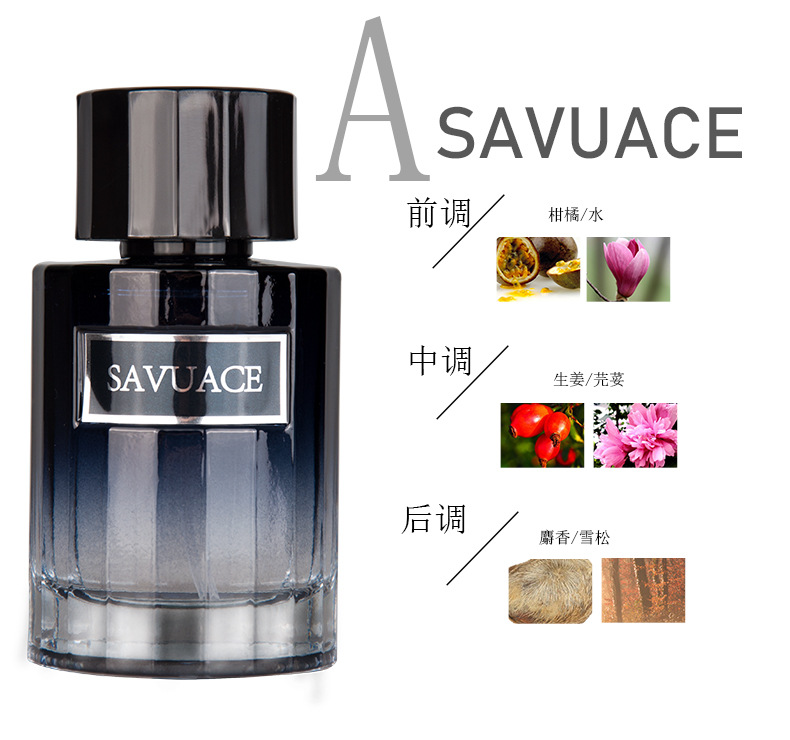 Cross-Border Supply Men's Perfume Lasting Fragrance Large Capacity 100ml European and American Perfume Factory Wholesale Thailand Vietnam