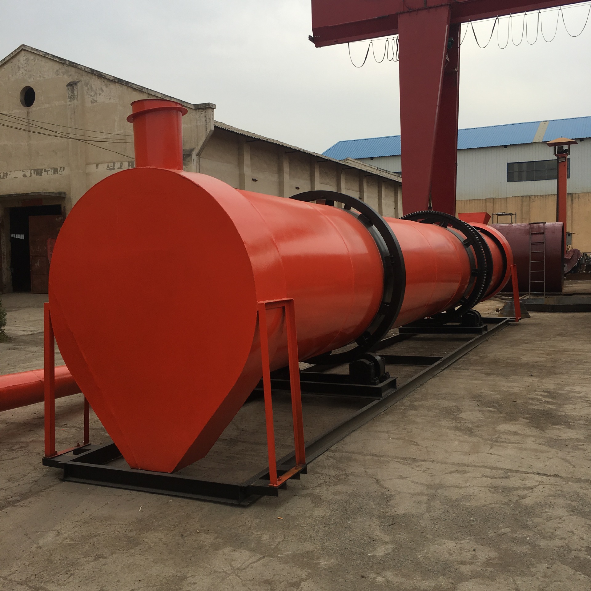 厂家生产 河沙 煤泥 锯末 滚筒烘干机 成套烘干除尘除味设备