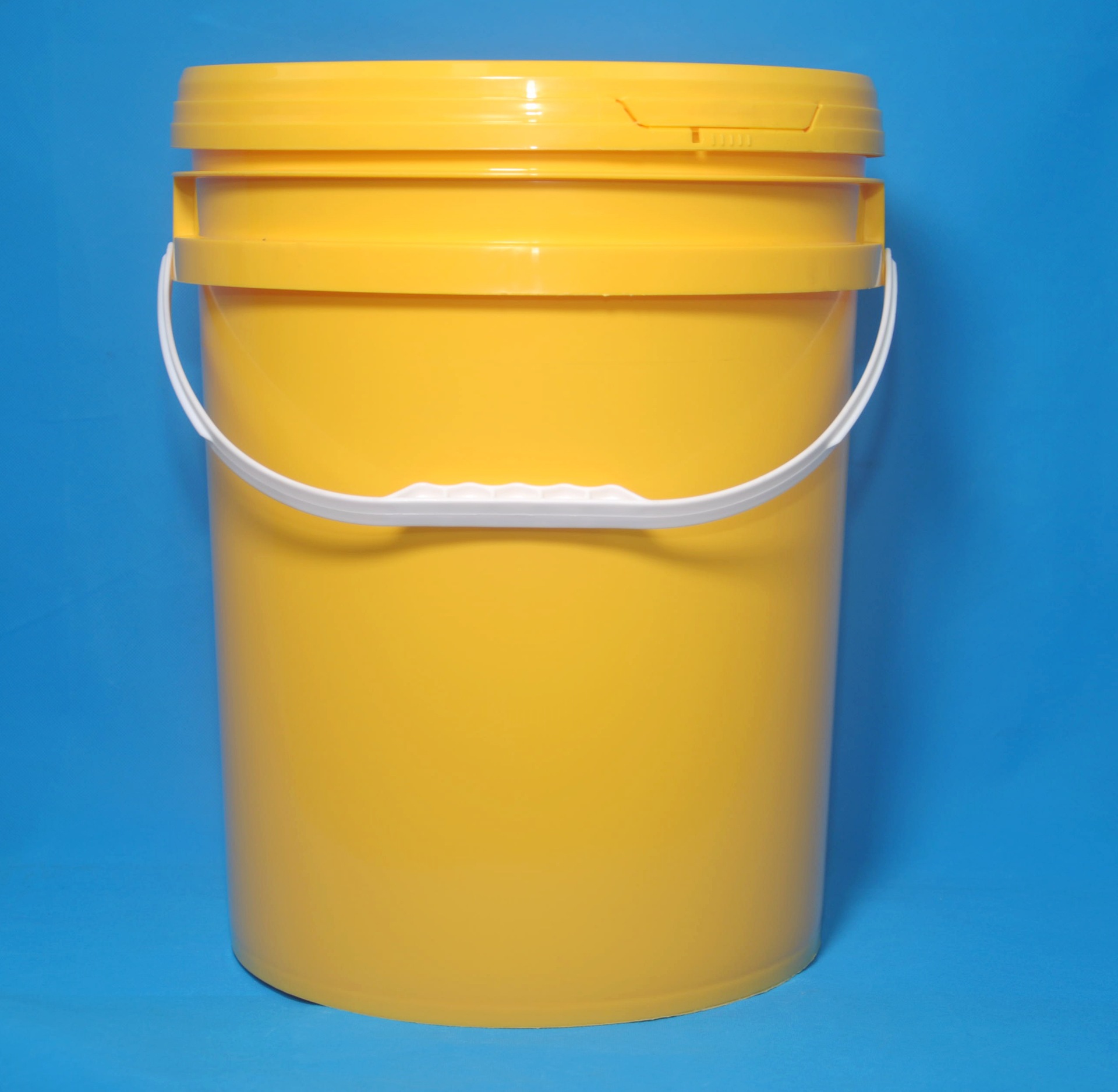 25l塑料桶圆形蓝色广口桶25kg食品塑料桶全新料25公斤密封塑料桶