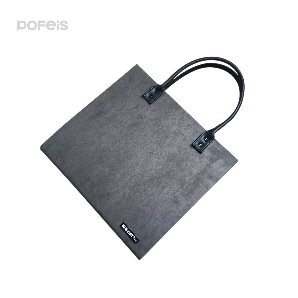 一般纳税人厂家定做a4多尺寸带提手布面文件夹汽车品牌广告促销品