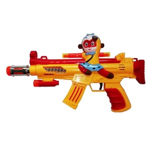 孙悟空齐天大圣玩具枪260猴子电动声光枪厂家货源热销儿童玩具枪