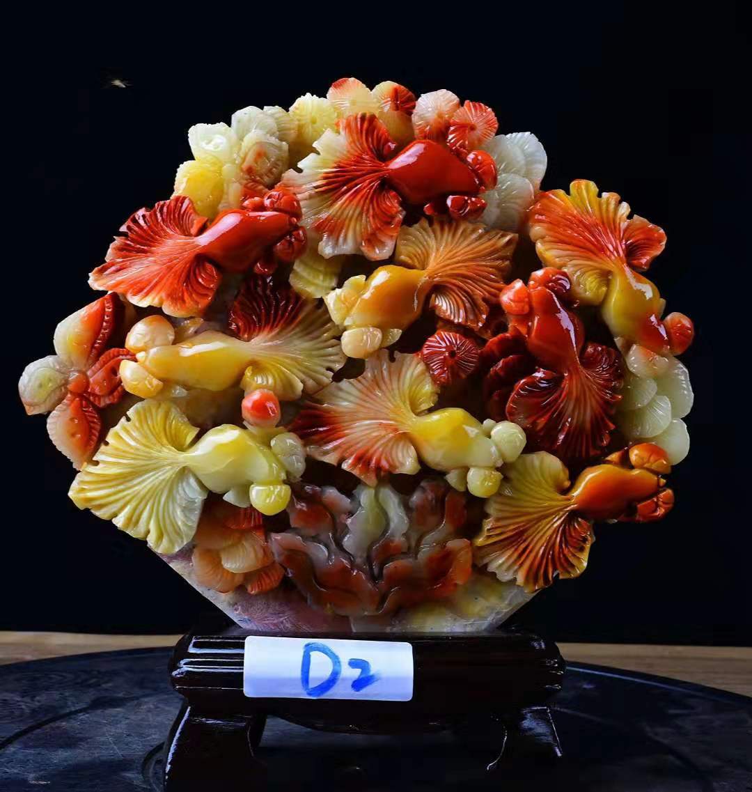 福建寿山石金玉满堂家居装饰客厅办公摆件玉石雕刻工艺品厂家直销