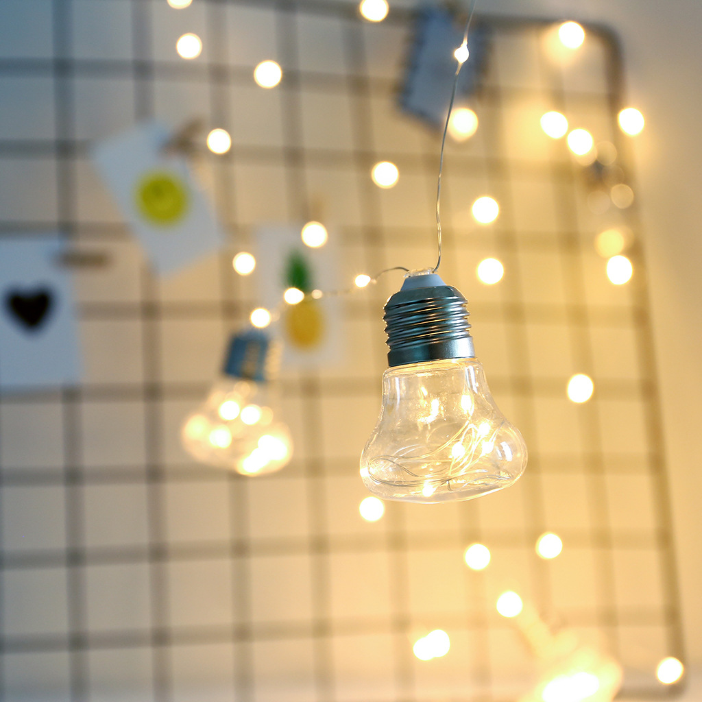 新款爱迪生现代简约创意个性led小灯泡吊灯餐厅吧台过道布置灯饰