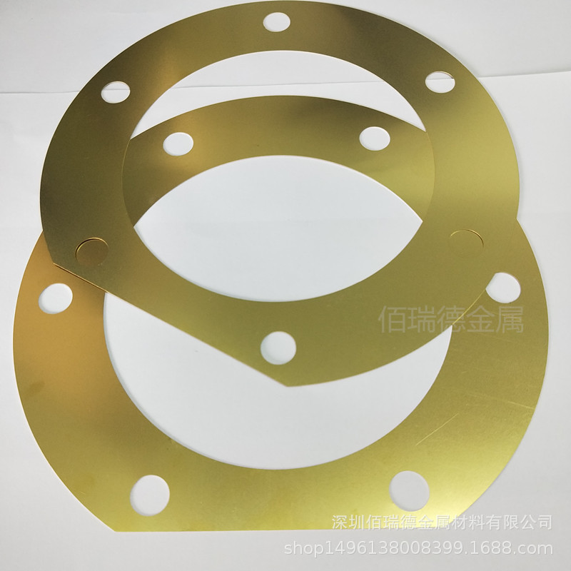 Brass Flat Pad Thin Washer Red Copper Gasket Copper Meson Sealed Copper Washer Solid Special-Shaped Metal Gasket 0.20.3