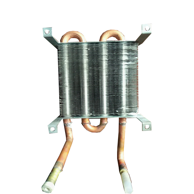 制氧机用小型蒸发器换热器铜管铝翅片式可加工定制
