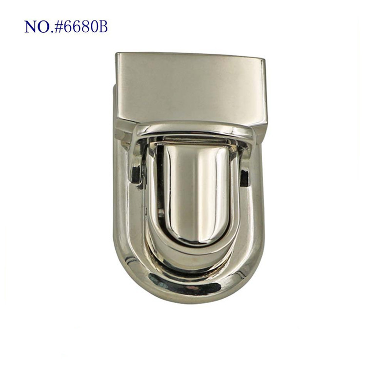 批发供应箱包锁6680b 搭扣 插锁 文件袋锁具