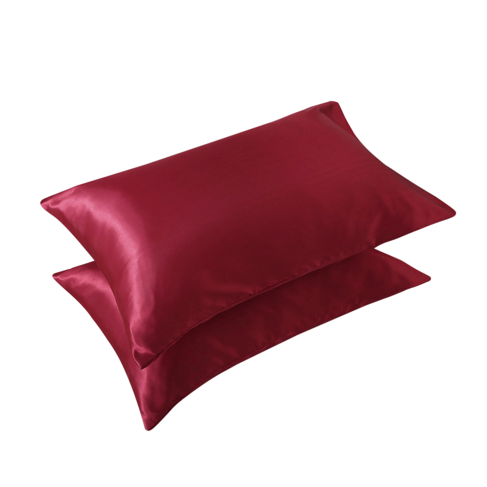 跨境家纺美国色丁仿真丝枕套-lustered satin pillow case-s/q,k