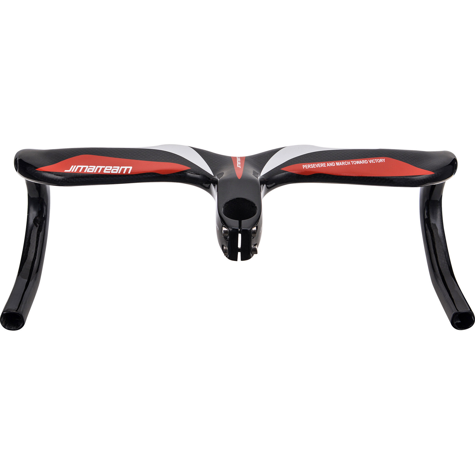 2019新款jiamiteam碳纤维公路自行车一体把/弯把车把带立管龙头