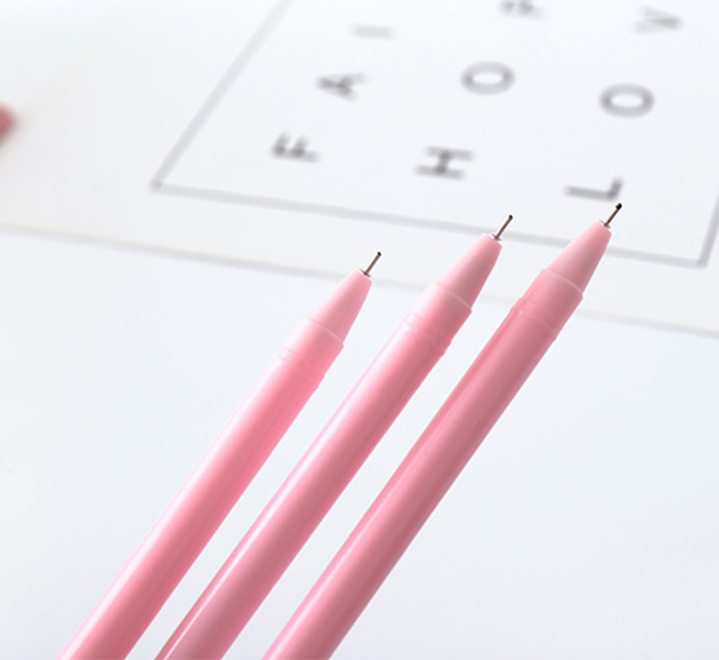 pvc软胶情人爱心粉色笔 中性笔