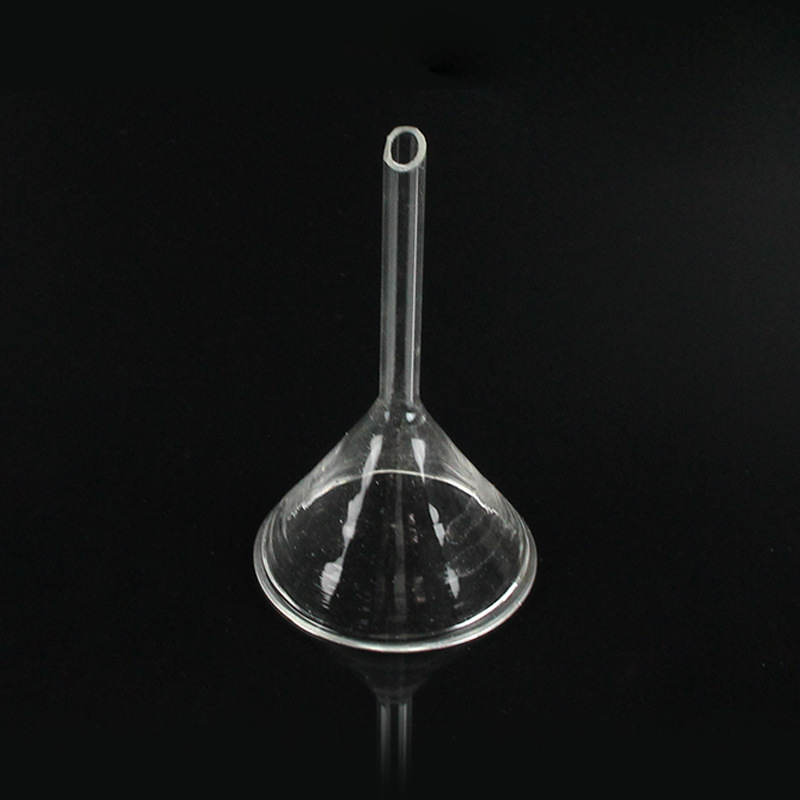 玻璃漏斗 短颈漏斗 60mm直径 化学实验器材 三角漏斗