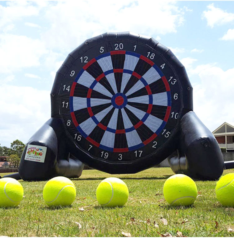 充气足球飞镖气模趣味游戏射球魔术贴墙靶子pvc充气足球飞镖