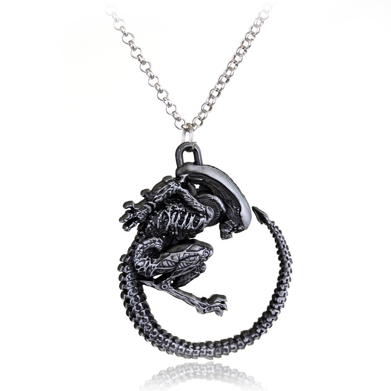 european and american movie surrounding ornament alien alien necklace aliexpress hot sale funny in stock wholesale